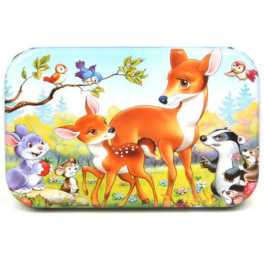 60-Piece Wooden Jigsaw Puzzle Set