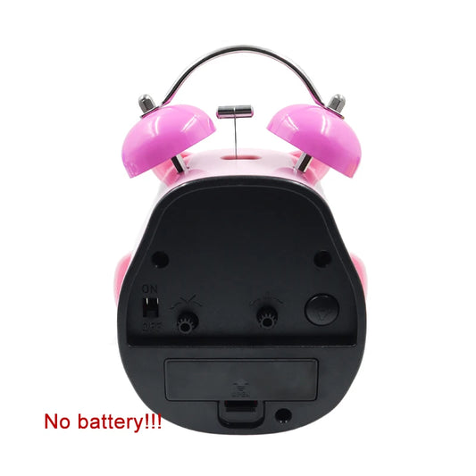 Silent Glowing Bedside Clock for Kids' Bedroom & Study
