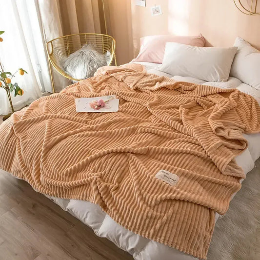 Warm Plaid Bed & Sofa Blanket