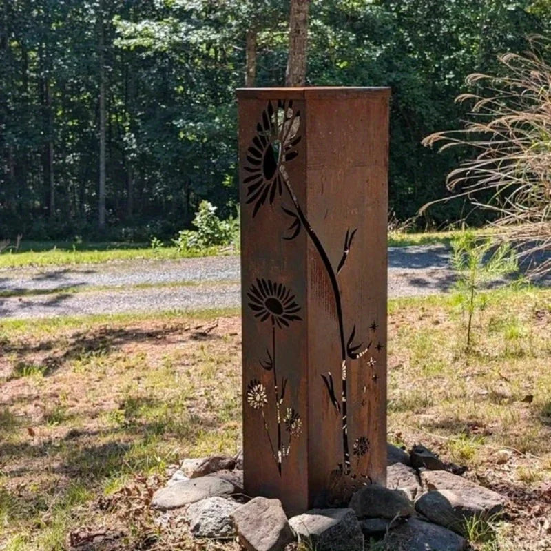 Garden Column Outdoor Sculpture
