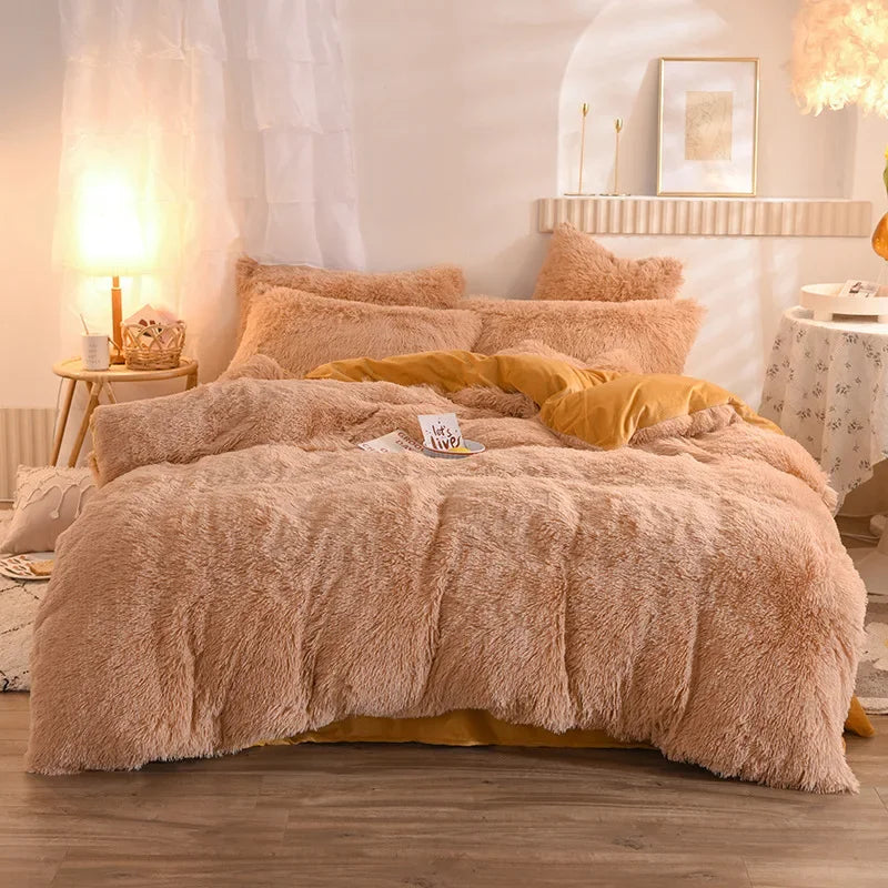 Luxury Plush Duvet Cover Set