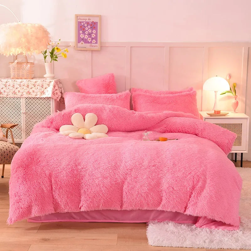 Luxury Plush Duvet Cover Set