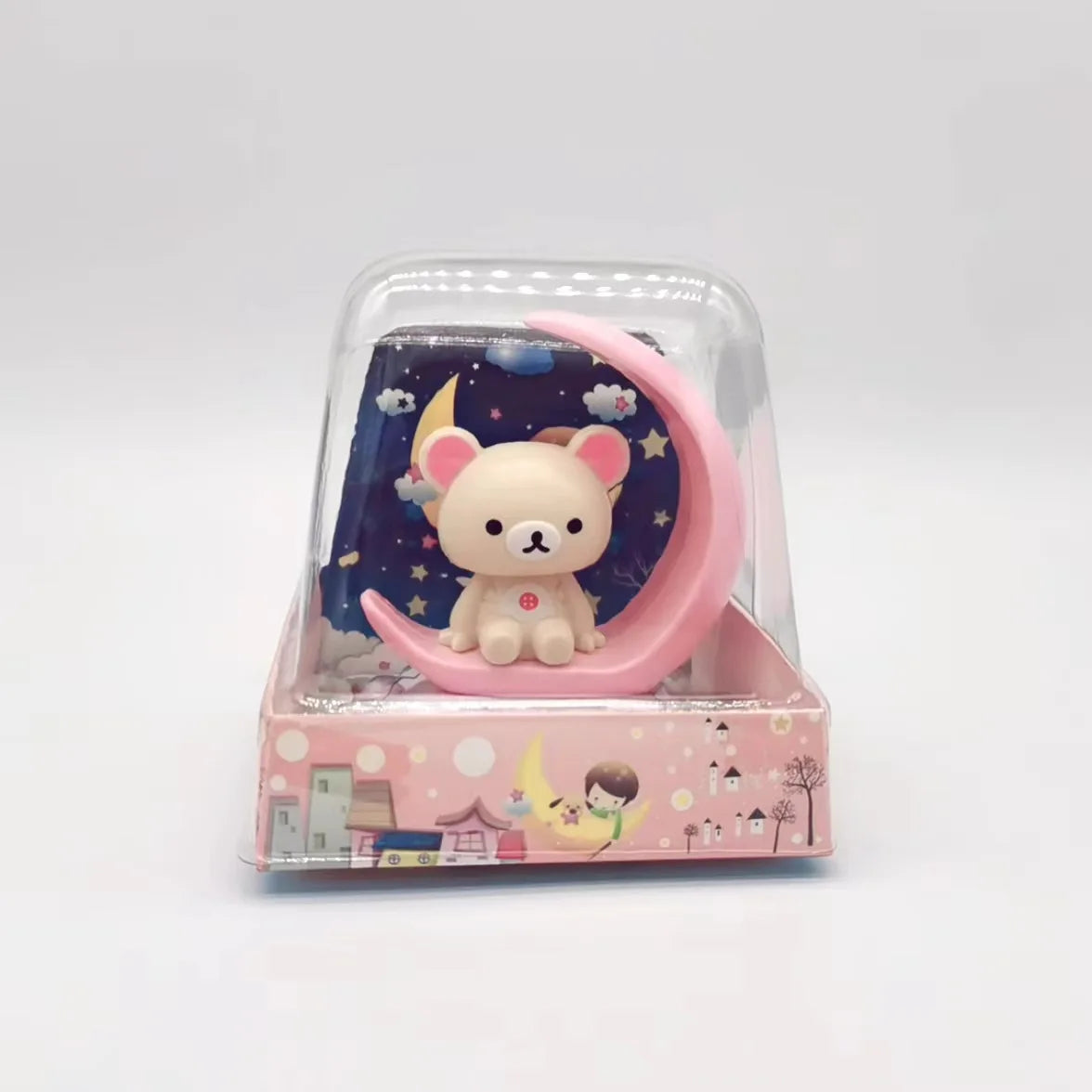 Solar Nodding Bear Figure
