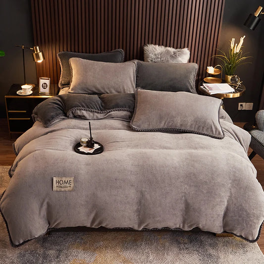 Plush Velvet Duvet Cover