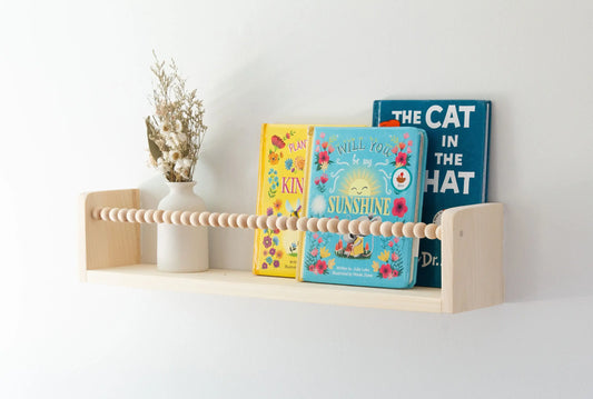 Wall-Mounted Kids Floating Bookshelf