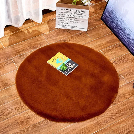 Colorful Round Shaggy Rug