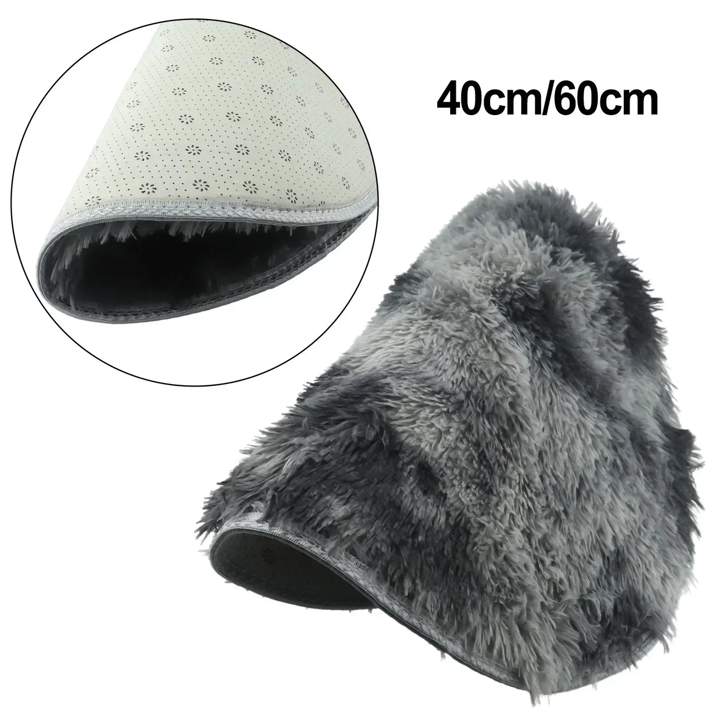 Soft Round Shaggy Rug For Kids