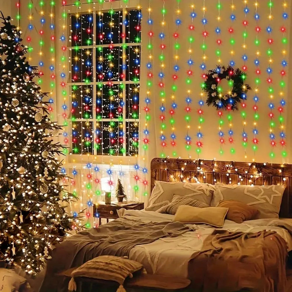 USB LED Curtain Fairy String Lights