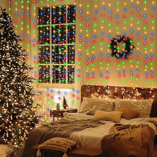 USB LED Curtain Fairy String Lights