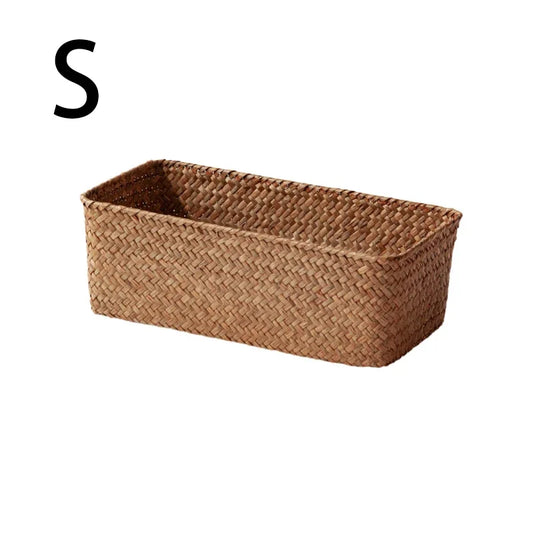 Handwoven Seagrass Storage Basket