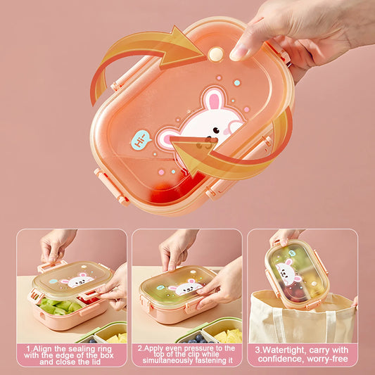 Compartment Lunch Box – Portable Microwave-Safe Food Container
