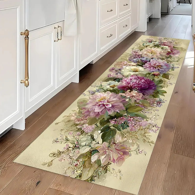 Vintage Floral Runner Rug