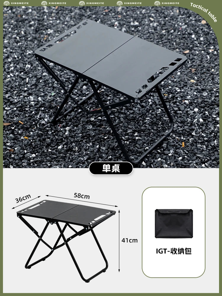 Outdoor Fire Pit Dining Table for Patio