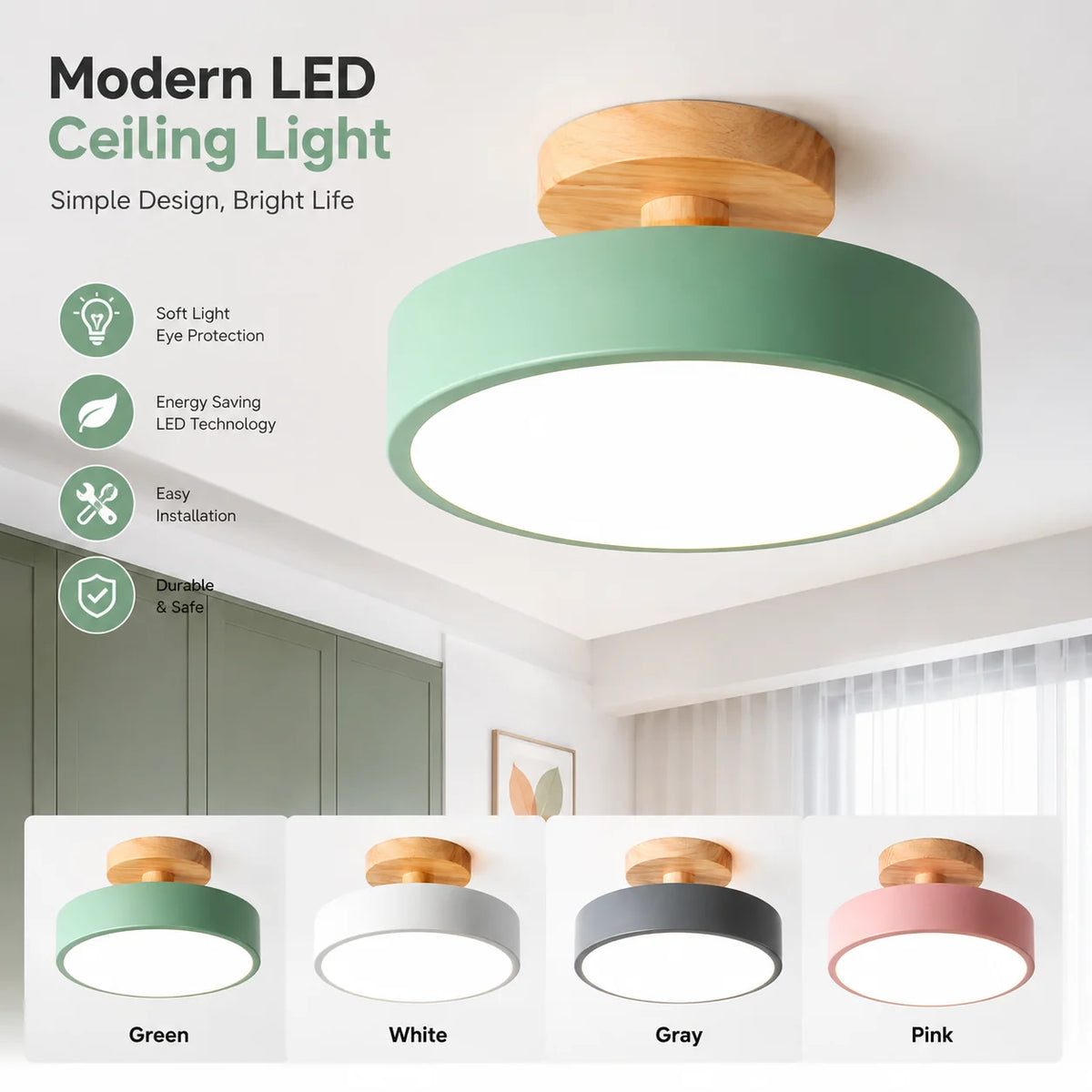 Round LED Ceiling Light