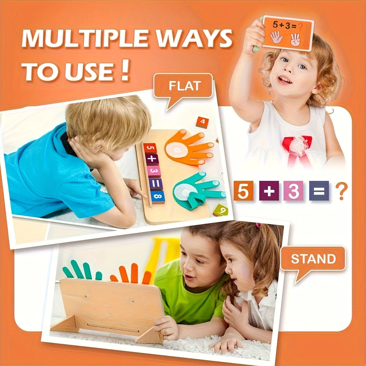 Montessori Wooden Math Learning Board