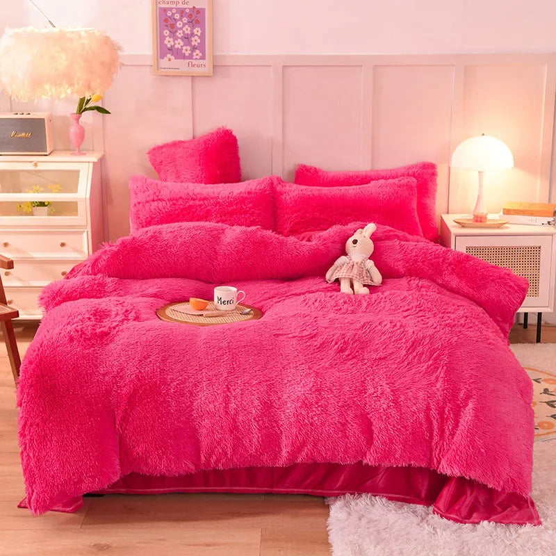 Luxury Plush Duvet Cover Set