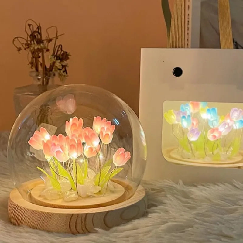 Handmade LED Flower Lamp