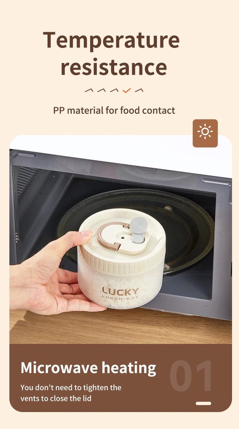 Microwave Safe Leak-Proof Food Container