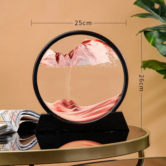 3D Moving Sand Art Picture Quicksand Glass Decor