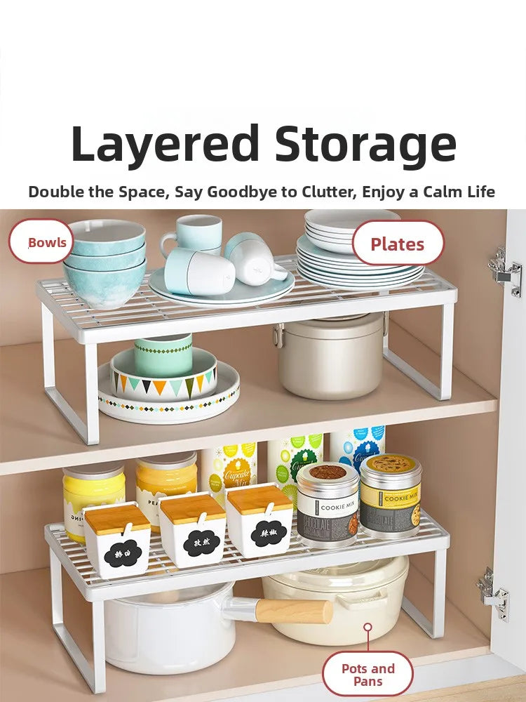 Multi-Layer Kitchen Countertop Storage Rack