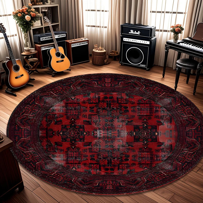 Modern Persian Round Non-Slip Area Rug