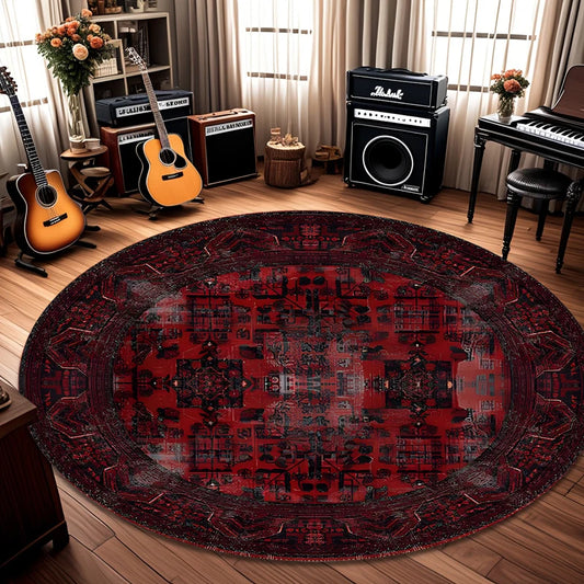 Modern Persian Round Non-Slip Area Rug