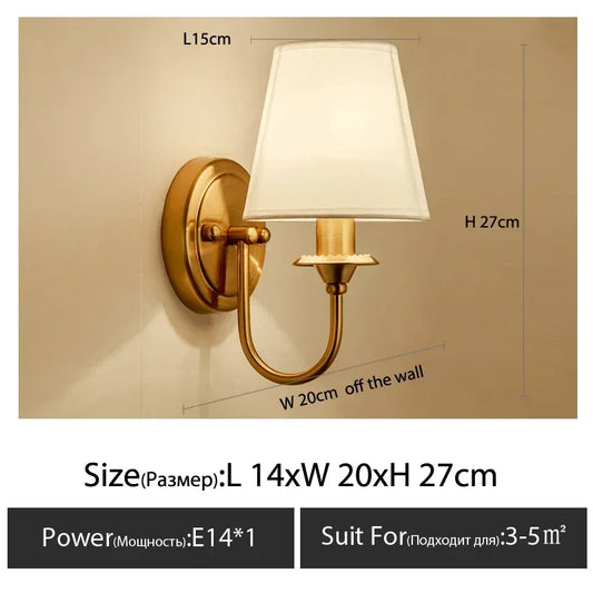 Copper LED Wall Lamp