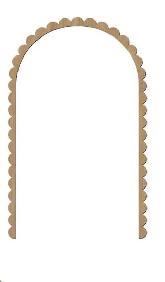 Modern Wooden Arch Wall Panel DIY Décor