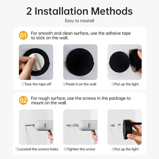 Rechargeable Motion Sensor LED Wall Light