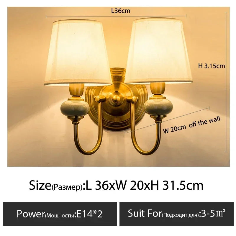 Copper LED Wall Lamp