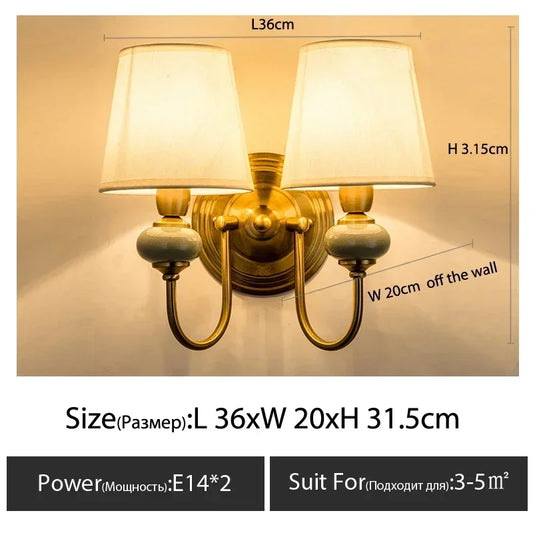 Copper LED Wall Lamp