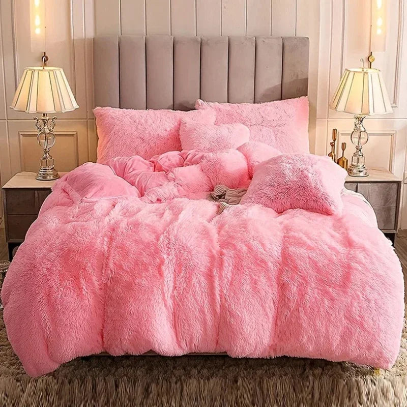 Luxury Plush Duvet Cover Set