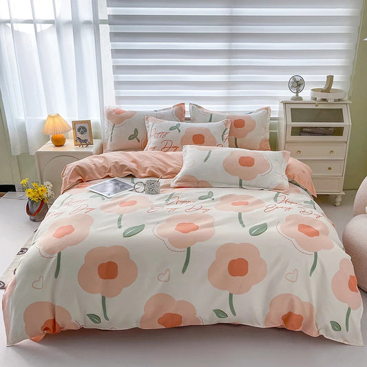 4-Piece Brushed Microfiber Bedding Set