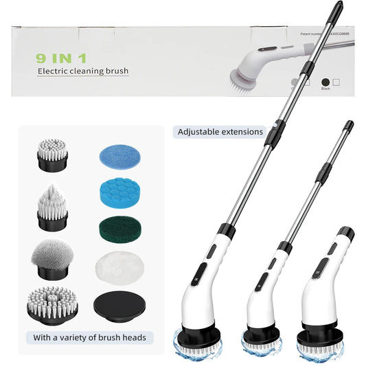 9-in-1 Cordless Electric Rotating Cleaning Brush