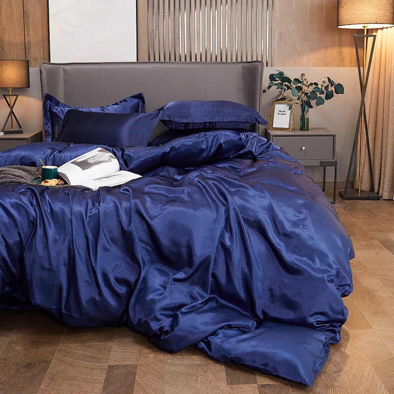 Luxury Jacquard Microfiber Duvet Cover Set