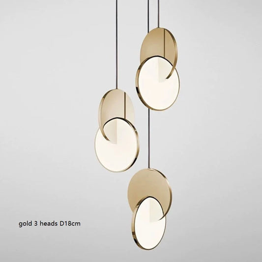Gold & Silver Hanging Lamp