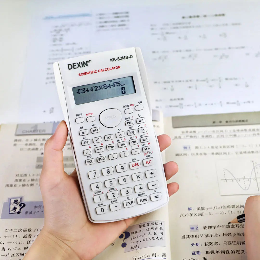 Scientific Calculator 12-Digit Dual Line Display