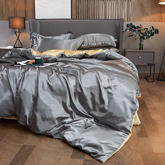 Luxury Jacquard Microfiber Duvet Cover Set