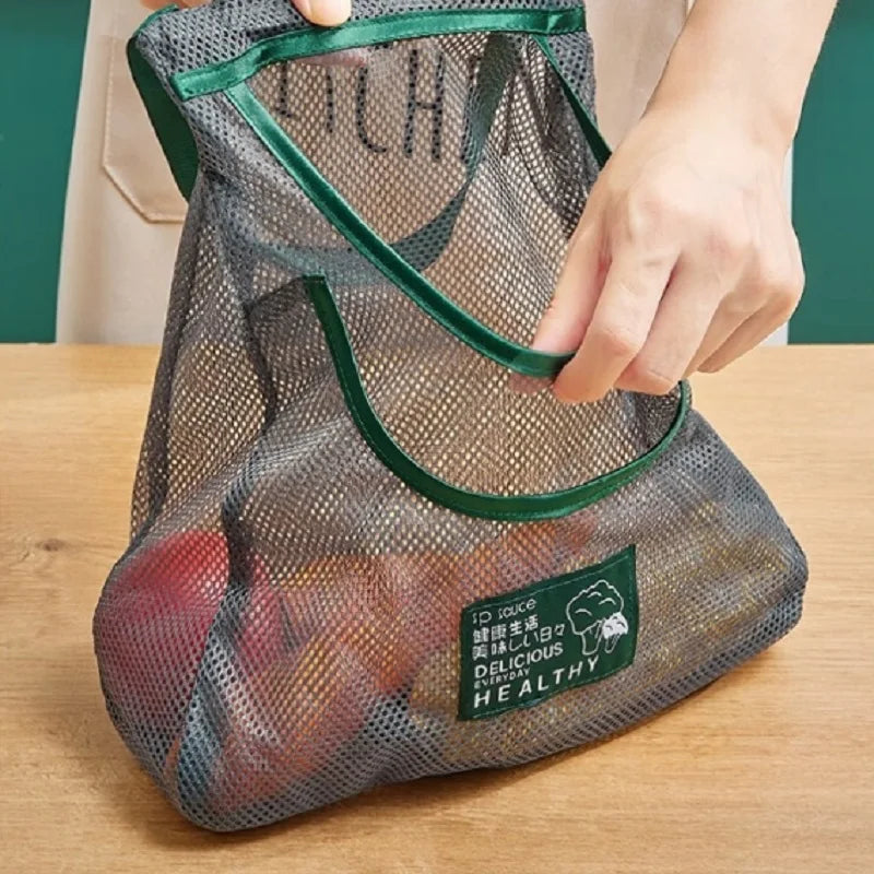 Reusable Hanging Mesh Storage Bag