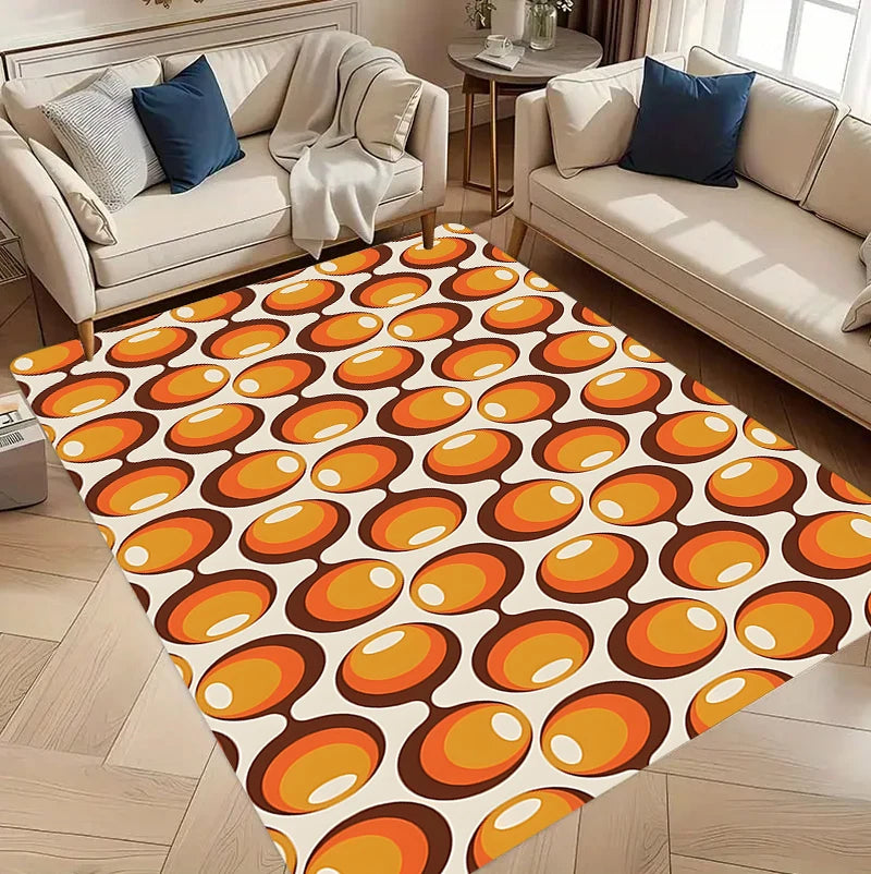 Classic Vintage Geometric Non-Slip Area Rug