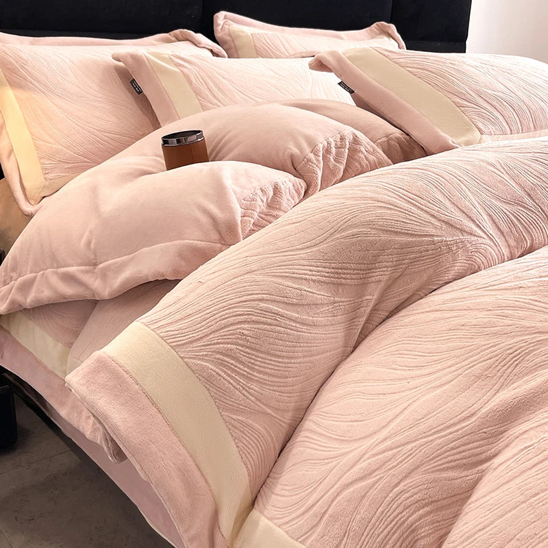 Luxury Milk Velvet Duvet Cover Set