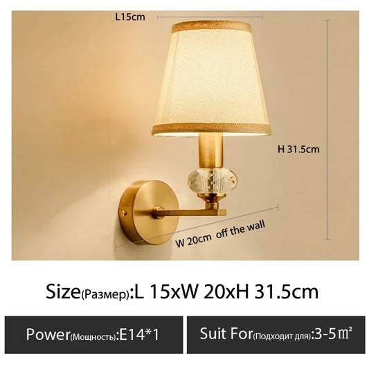 Copper LED Wall Lamp