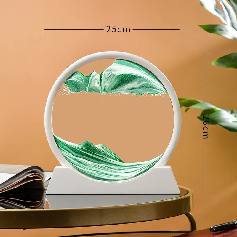 3D Moving Sand Art Picture Quicksand Glass Decor