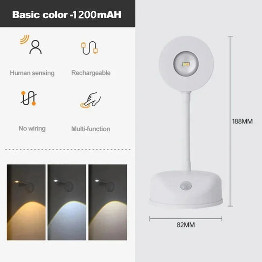 Rechargeable Motion Sensor LED Wall Light