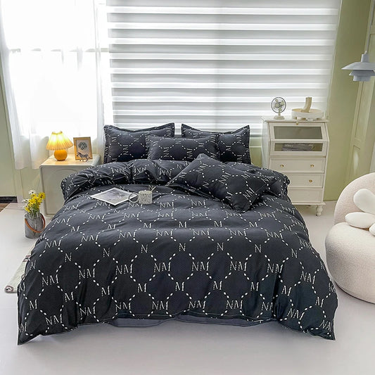 4-Piece Brushed Microfiber Bedding Set