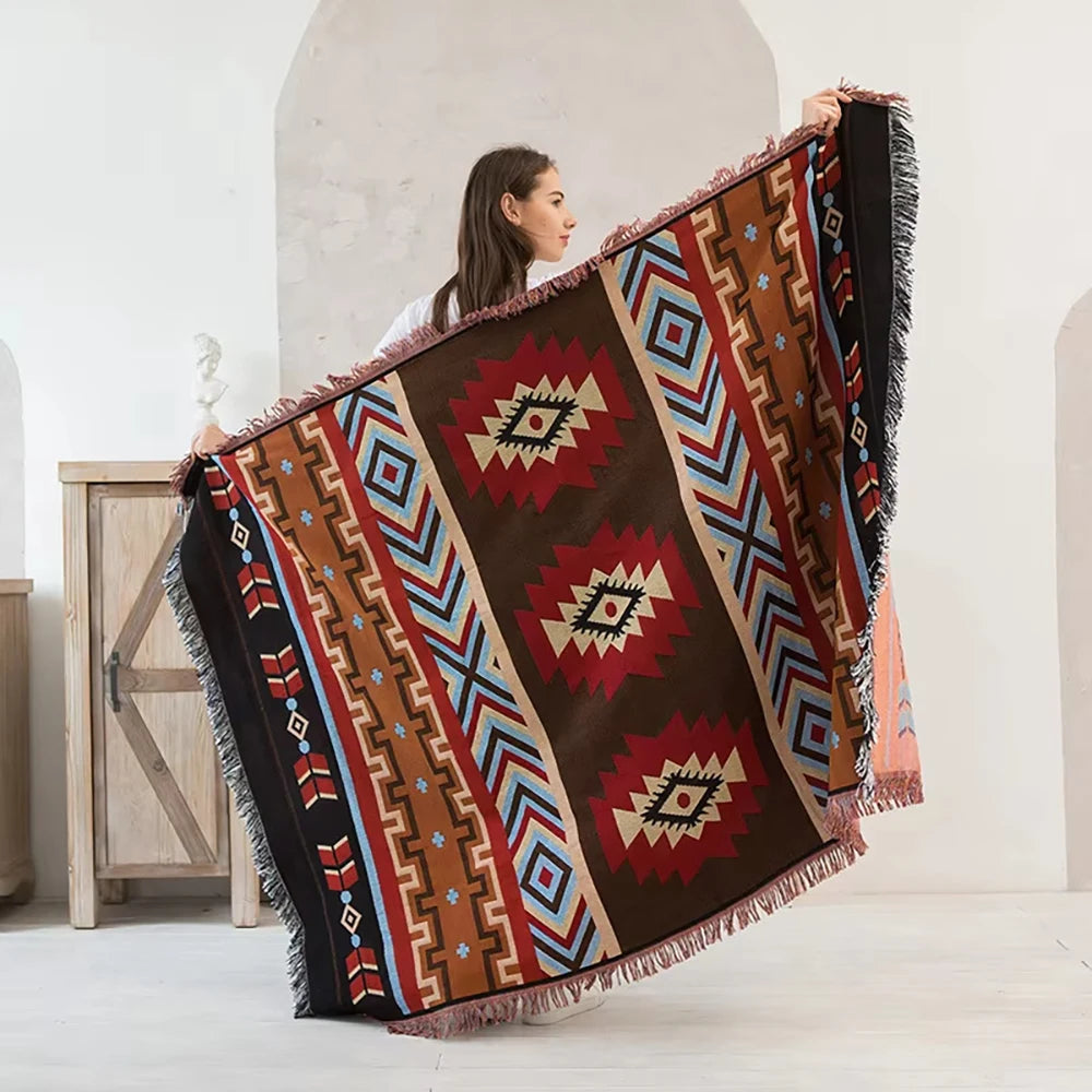 Checkered Throw Blanket