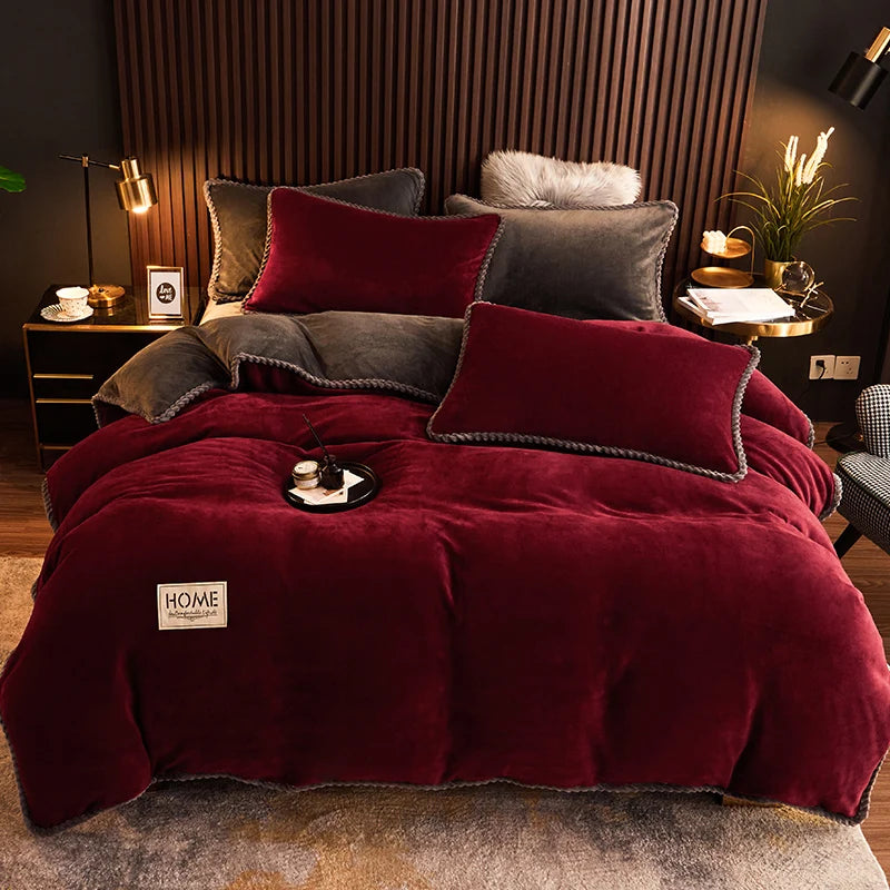 Plush Velvet Duvet Cover