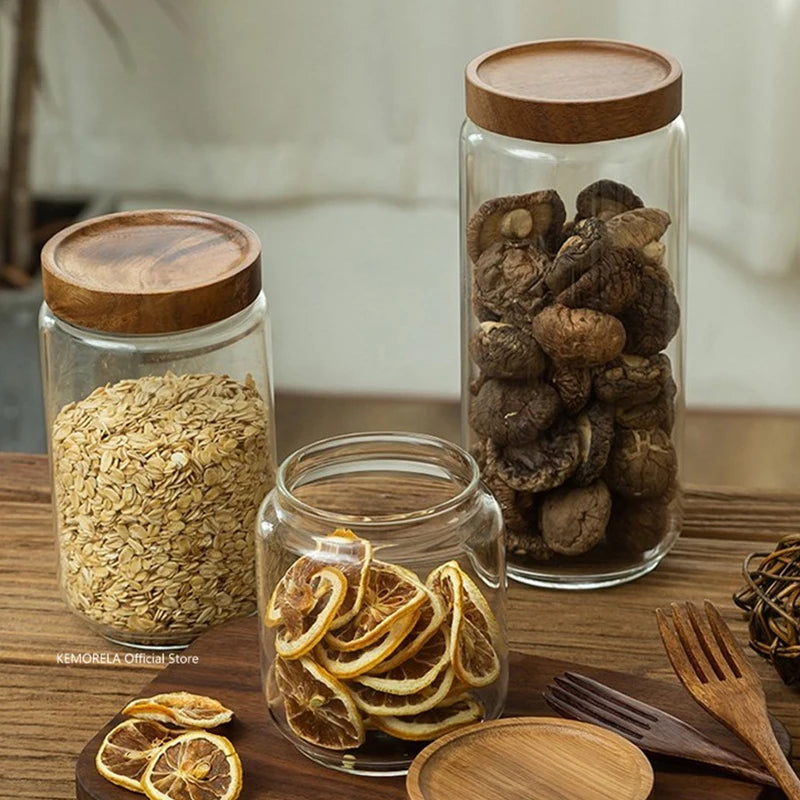 Glass Airtight Storage Bottle Jar