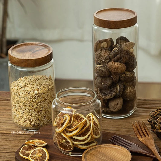 Glass Airtight Storage Bottle Jar
