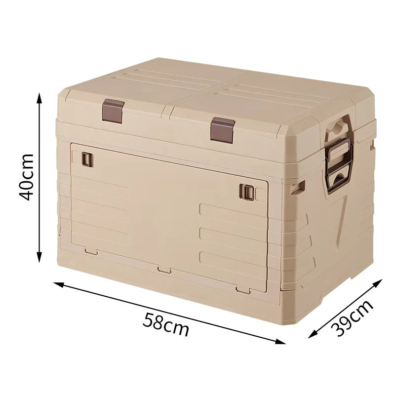 Foldable Outdoor Camping Storage Box with Lid